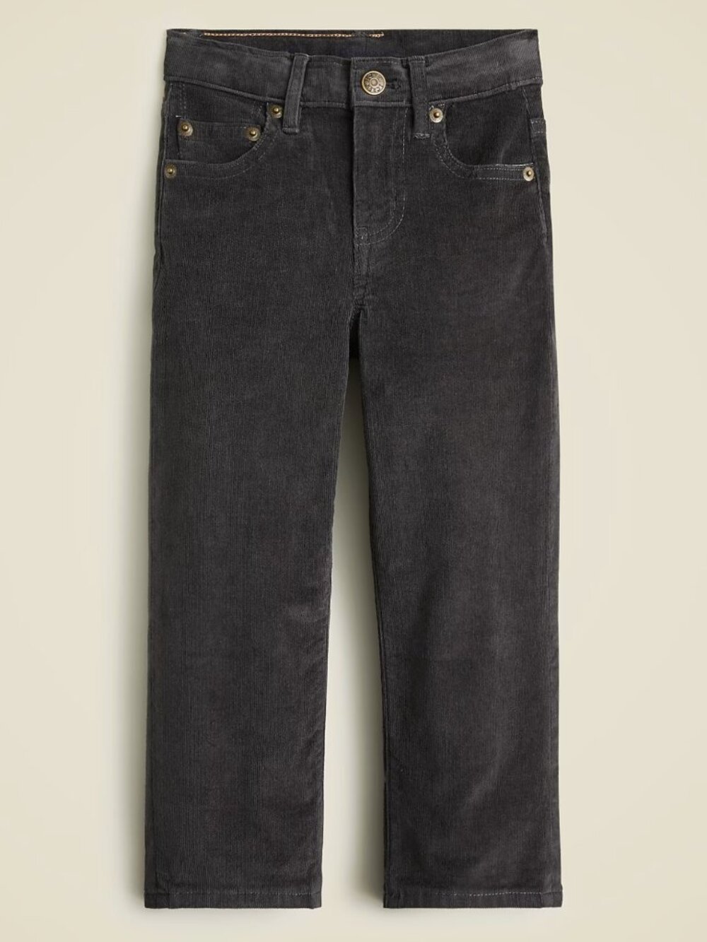 J Crew Crewcuts Dark Gray Cords Slim Size 4